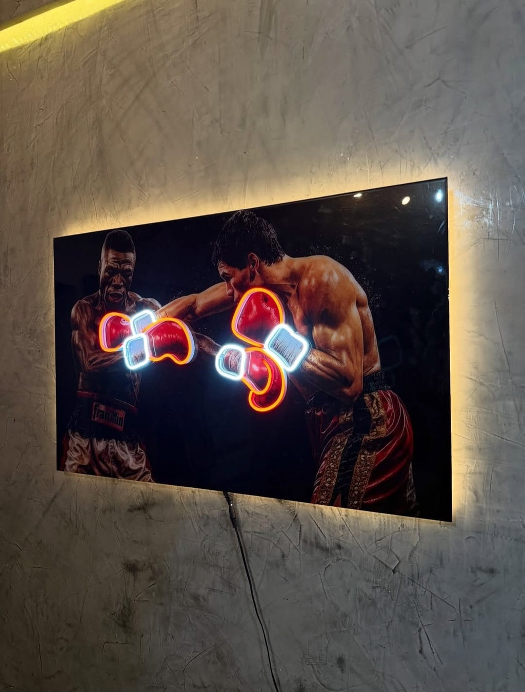 Cadre LED Boxing – Effet Infini