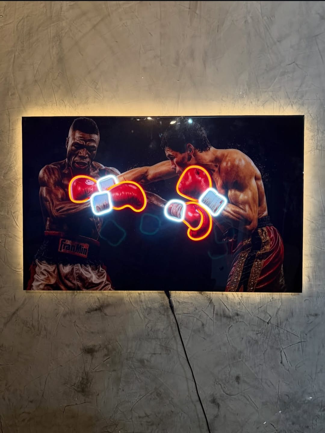 Cadre LED Boxing – Effet Infini