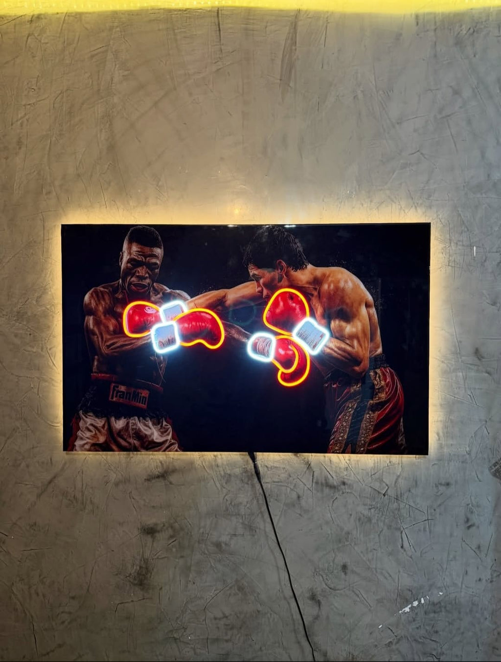 Cadre LED Boxing – Effet Infini