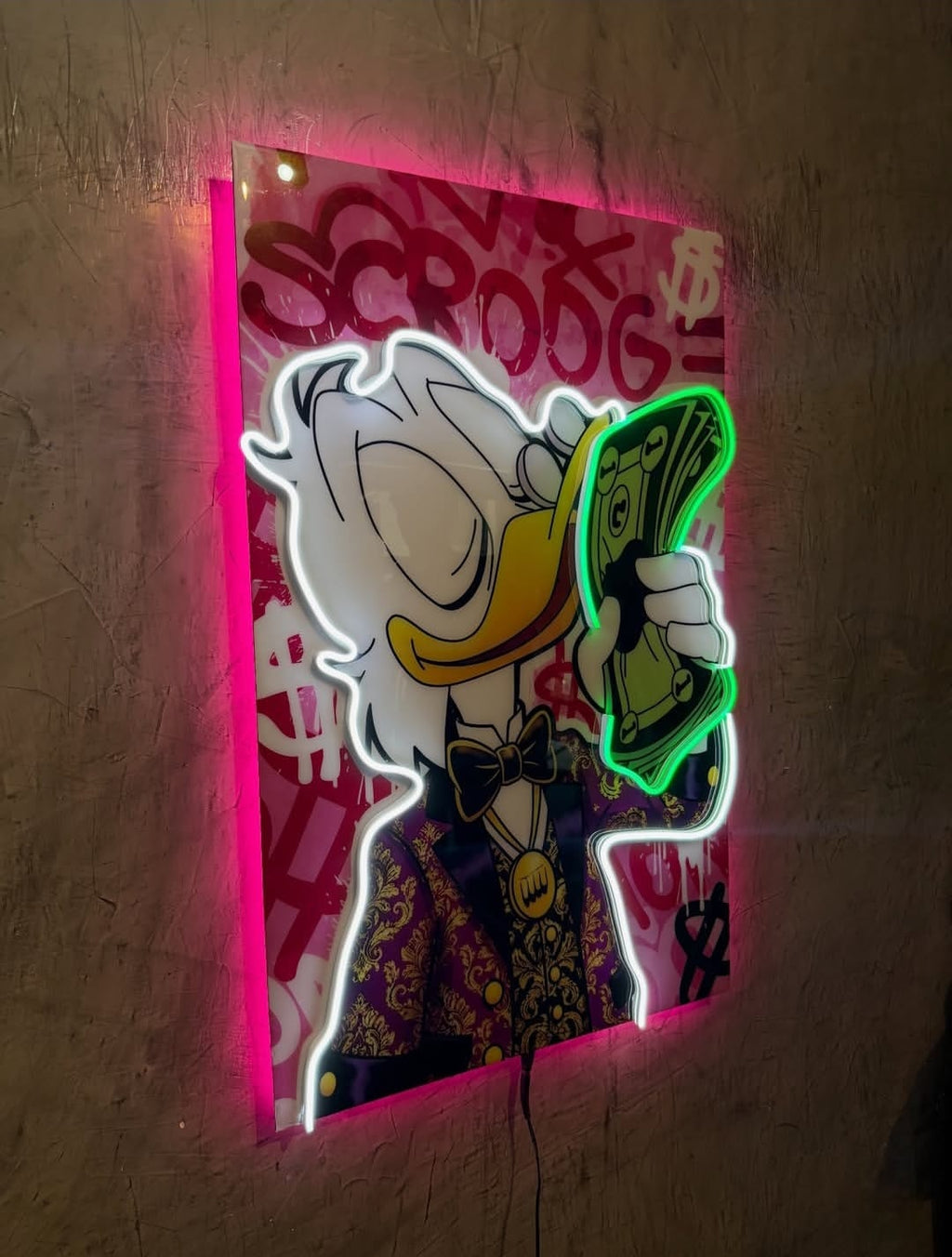 Cadre LED Scrooge McDuck – Money Duck