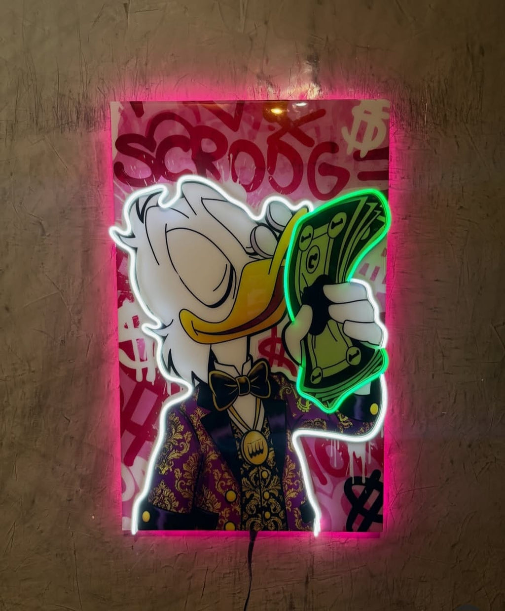 Cadre LED Scrooge McDuck – Money Duck