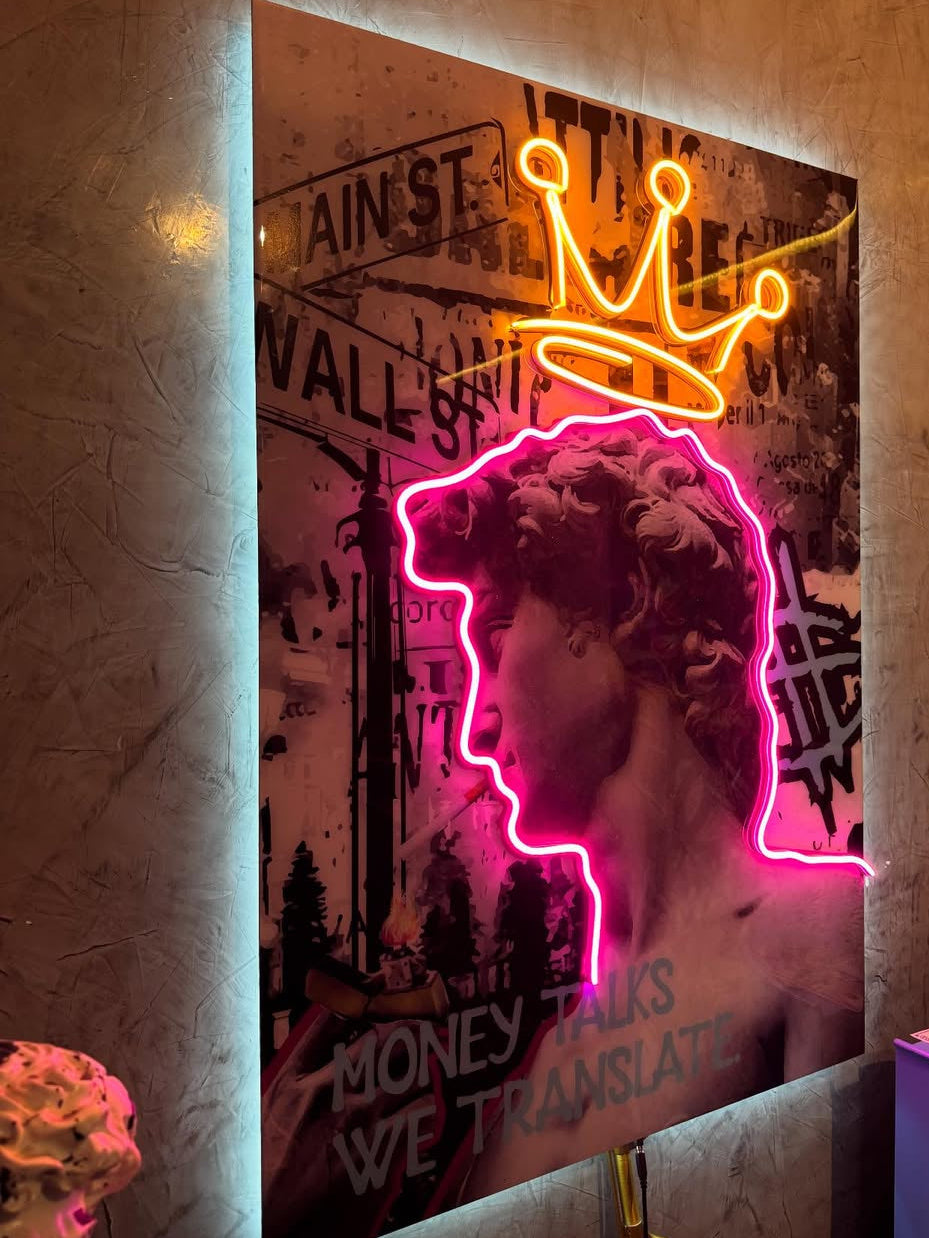 Money talks — LED Backlit Frame