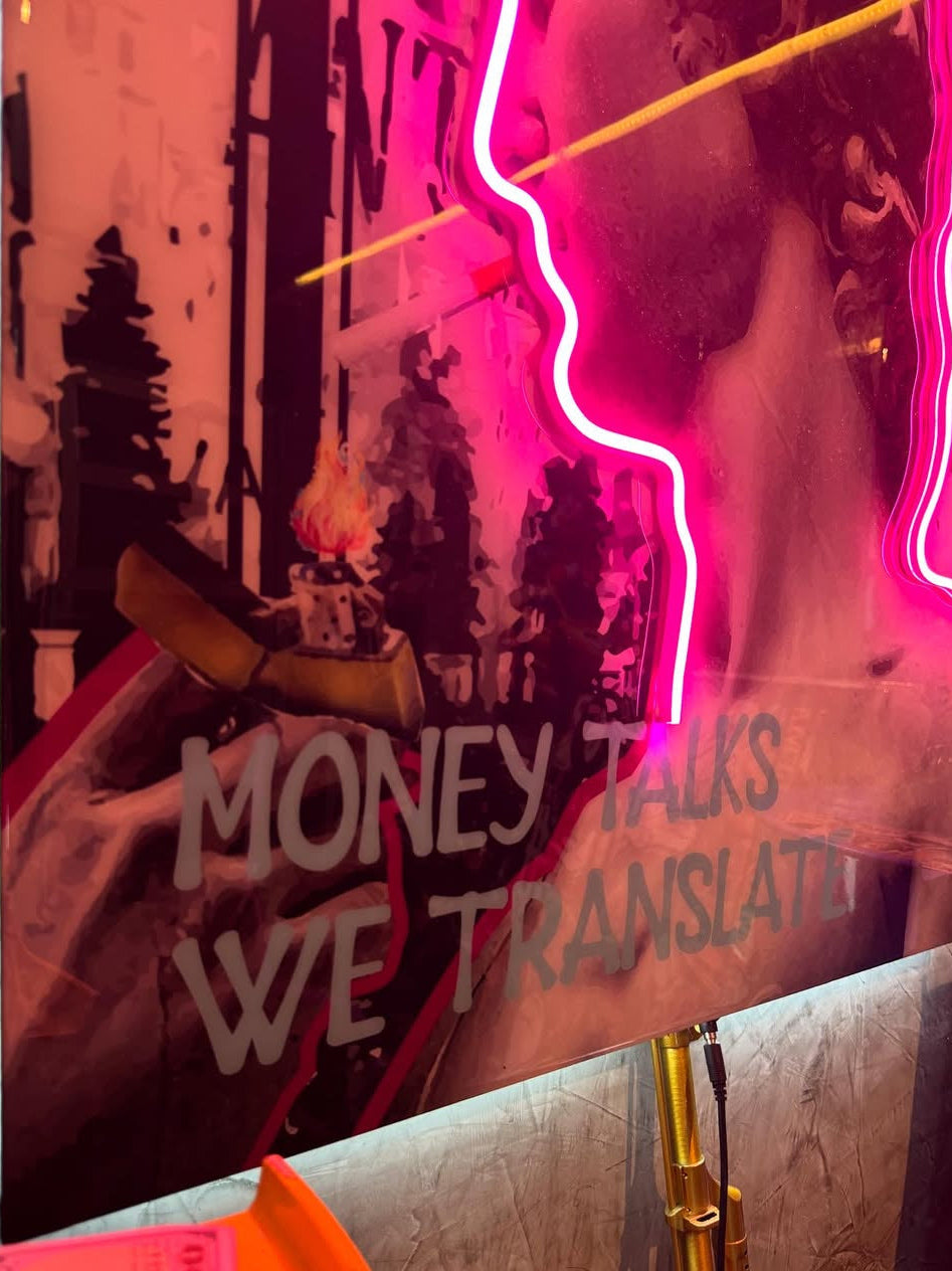 Money talks — LED Backlit Frame