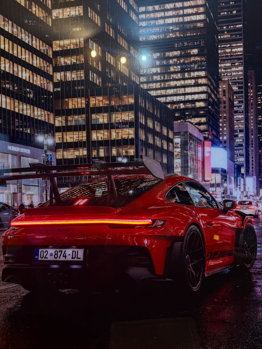 Porsche GT3  LED Art Frame