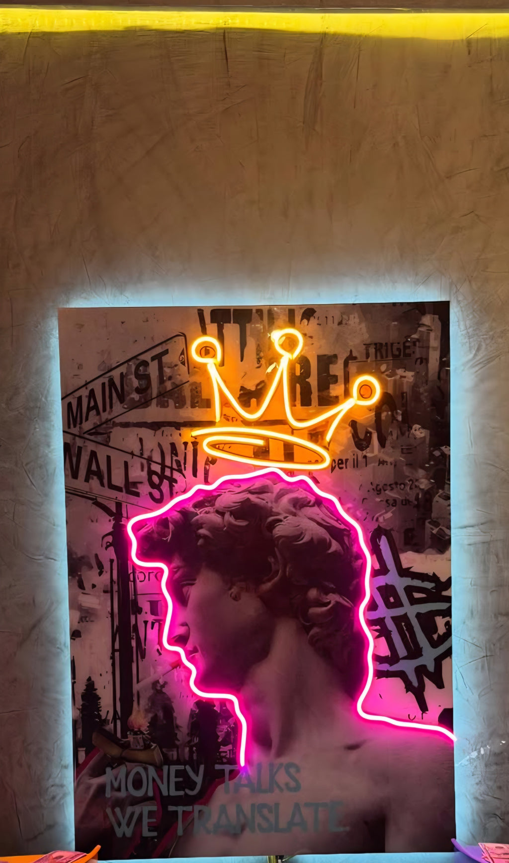 Money talks — LED Backlit Frame